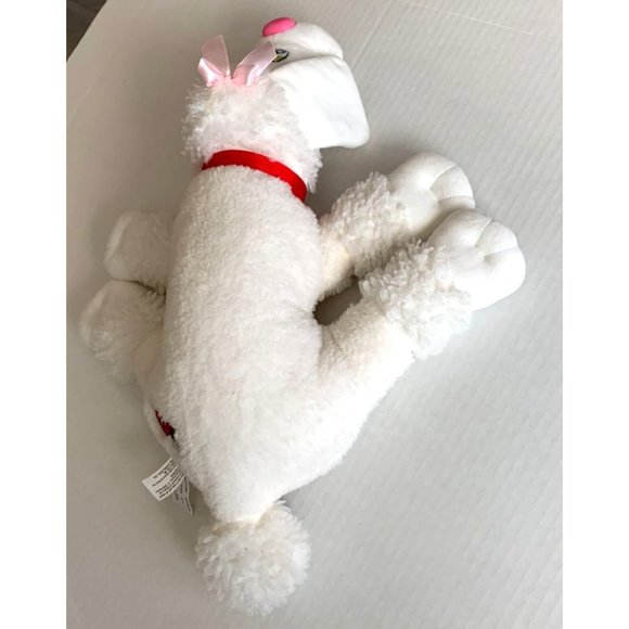 Basic Fun 2020 Pound puppies white Plush Dog Stuffed Animal Toy 20 in Length Poo - Picture 4 of 6